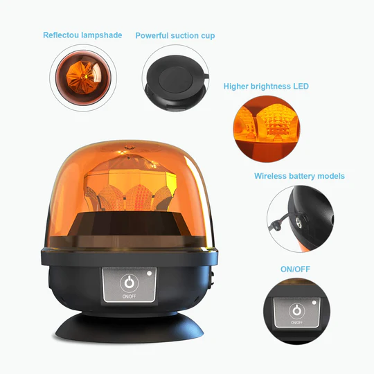 Wireless Beacon Light: Agrieyes W08B for Extended Operational Hours