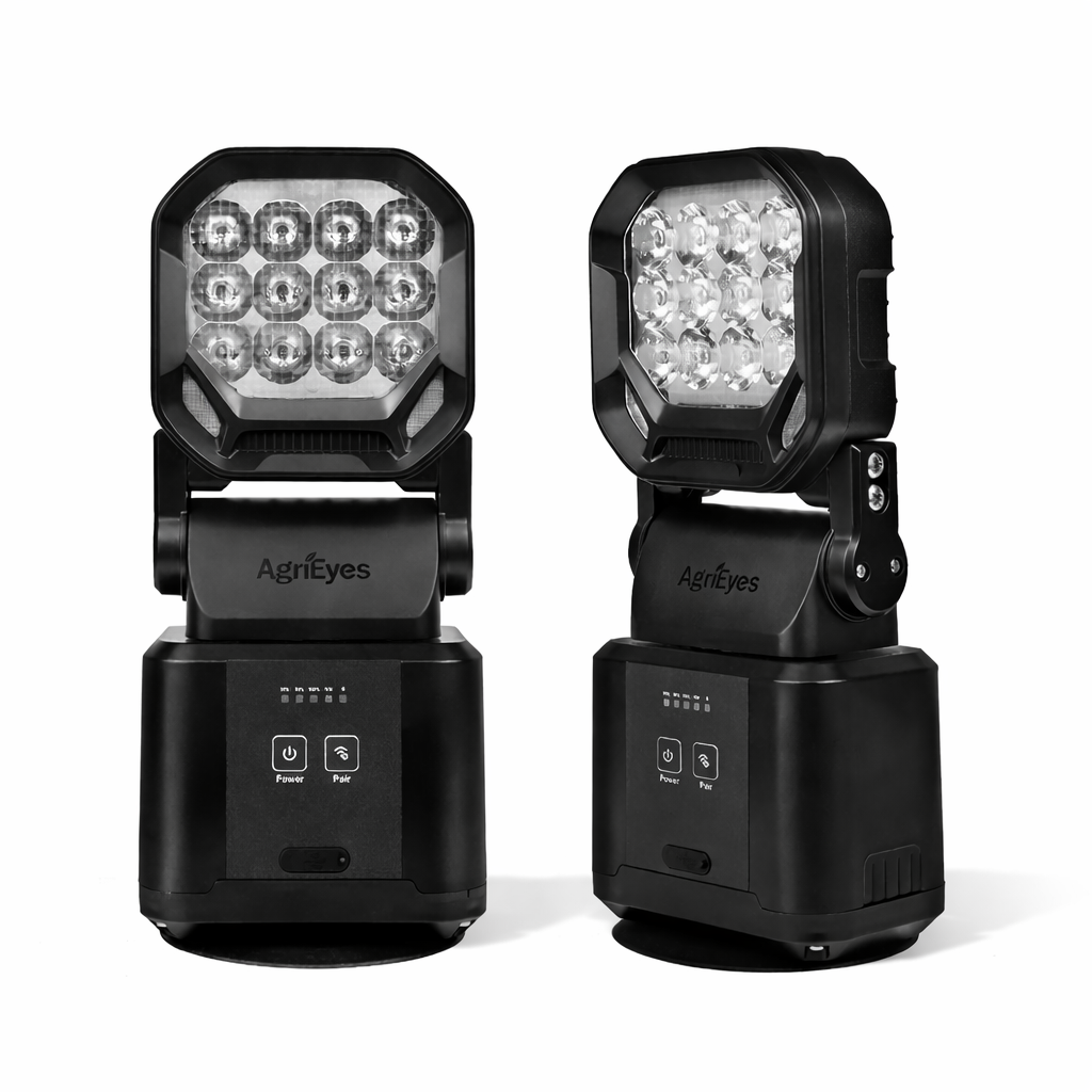 AgriEyes L011B White/Amber Strobe lights 2-in-1 Remote-Controlled LED Lights