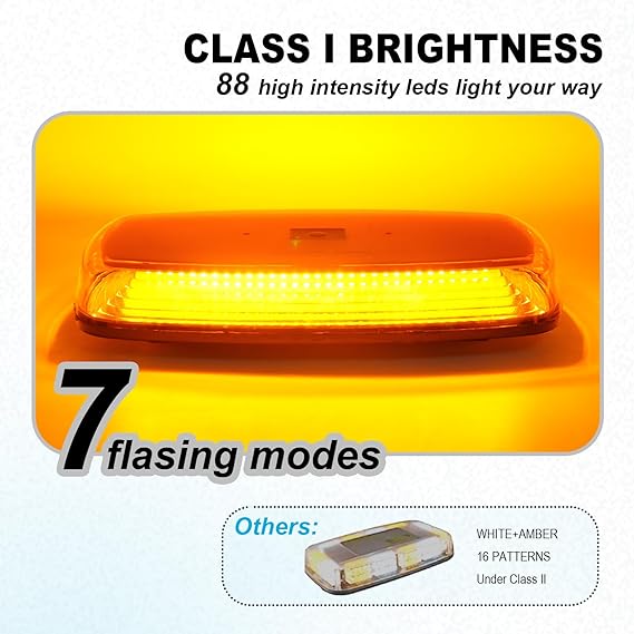 Wireless APP remote control LED strobe light bar rechargeable